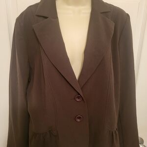 Classic Women's Dark Brown Blazer